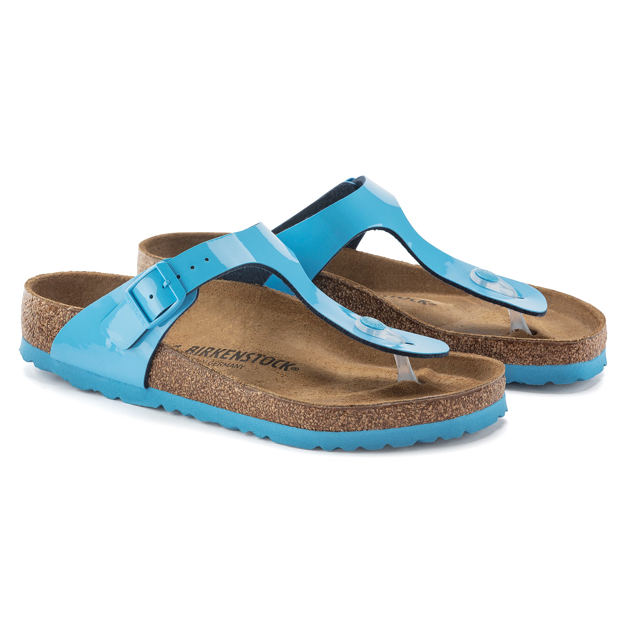 BIRKENSTOCK GIZEH VEGAN SKY BLUE CANVAS REGULAR