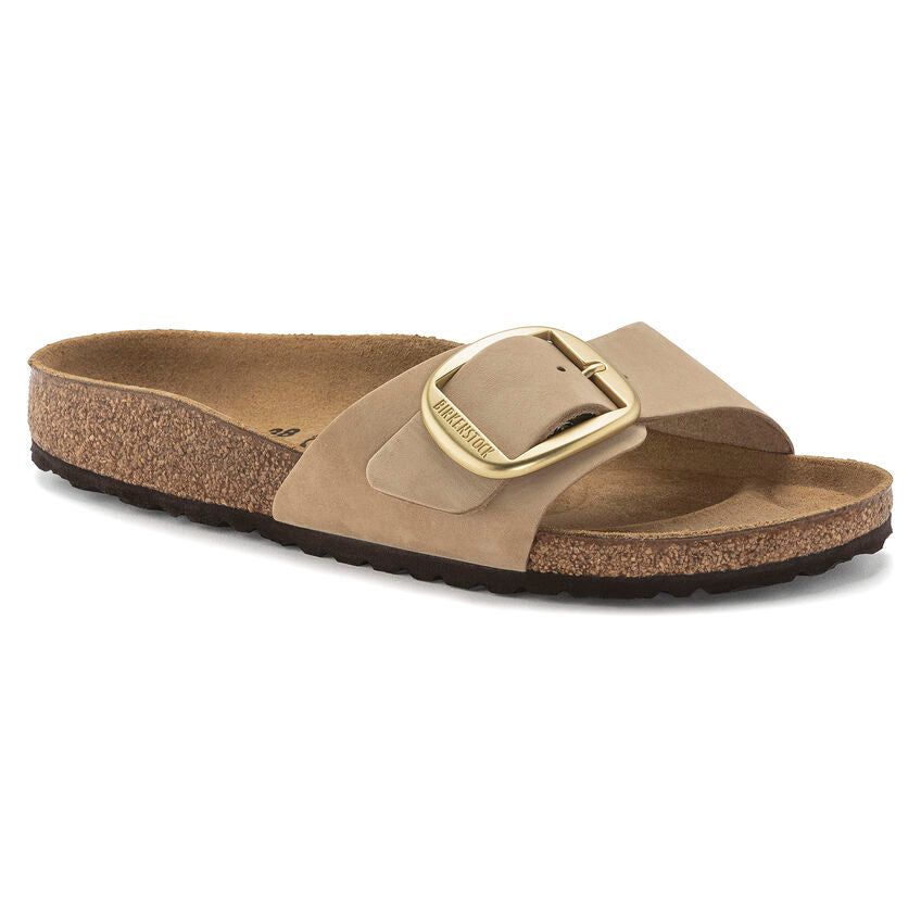 BIRKENSTOCK MADRID BIG BUCKLE SANDCASTLE NUBUCK NARROW