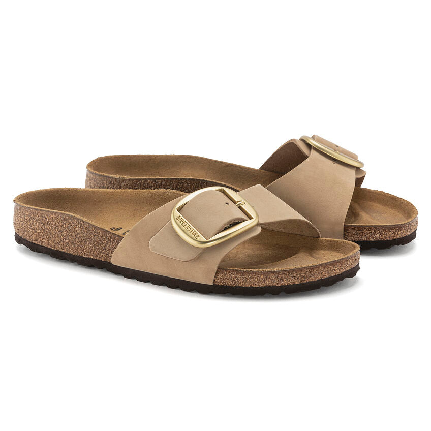 BIRKENSTOCK MADRID BIG BUCKLE SANDCASTLE NUBUCK NARROW