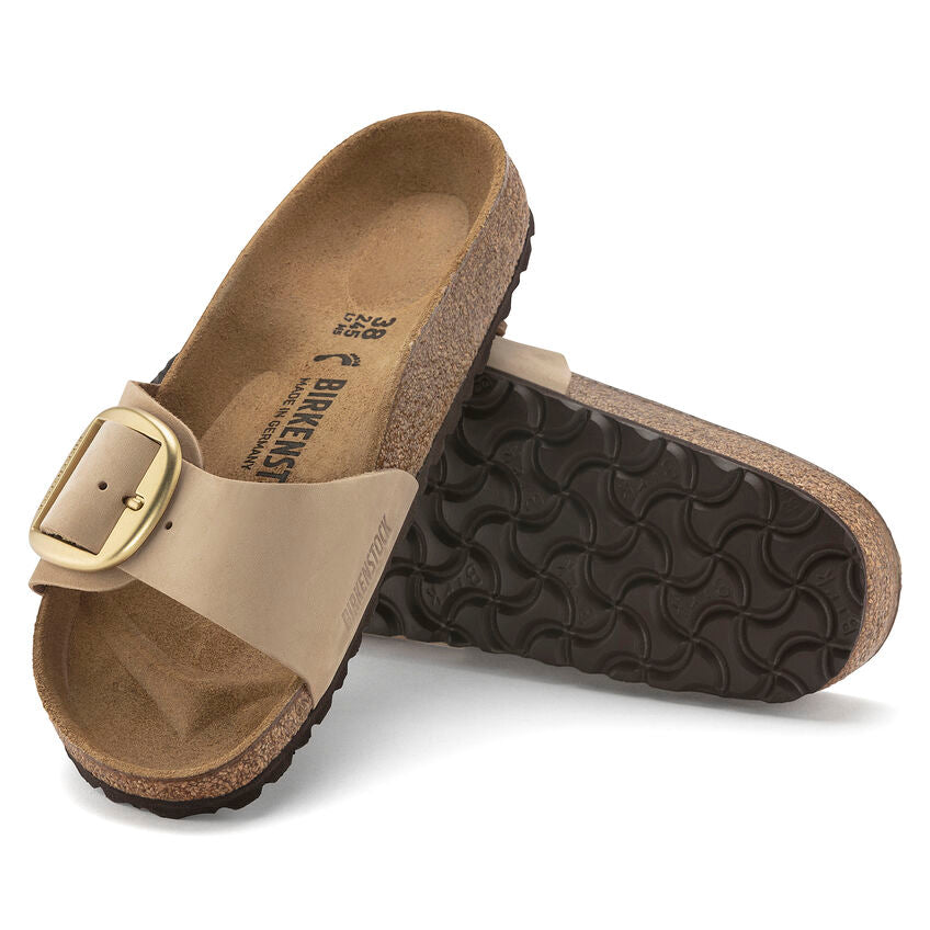 BIRKENSTOCK MADRID BIG BUCKLE SANDCASTLE NUBUCK NARROW