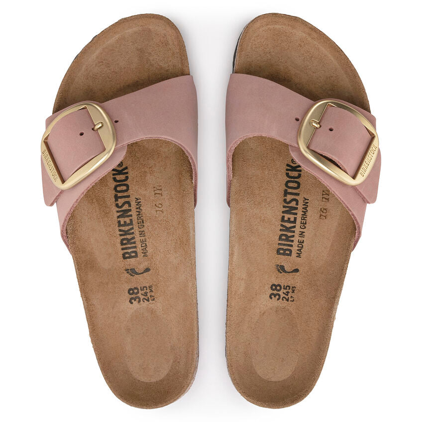 BIRKENSTOCK MADRID BIG BUCKLE OLD ROSE NUBUCK NARROW