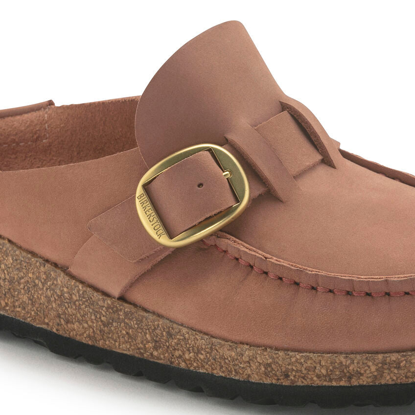 BIRKENSTOCK BUCKLEY OLD ROSE NUBUCK NARROW