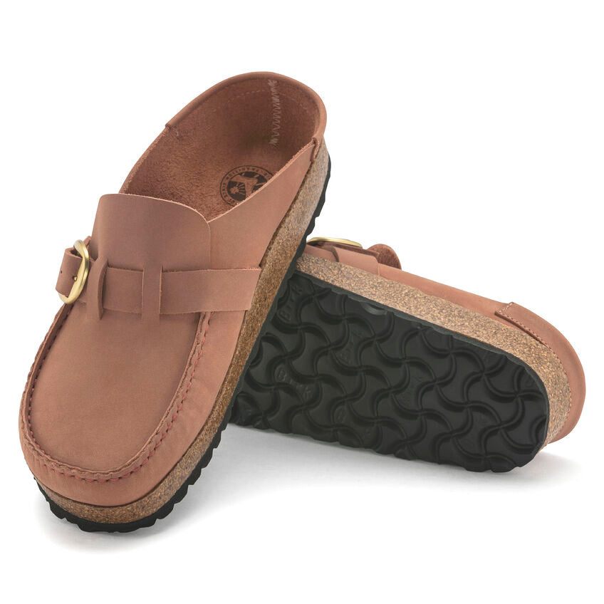 BIRKENSTOCK BUCKLEY OLD ROSE NUBUCK NARROW