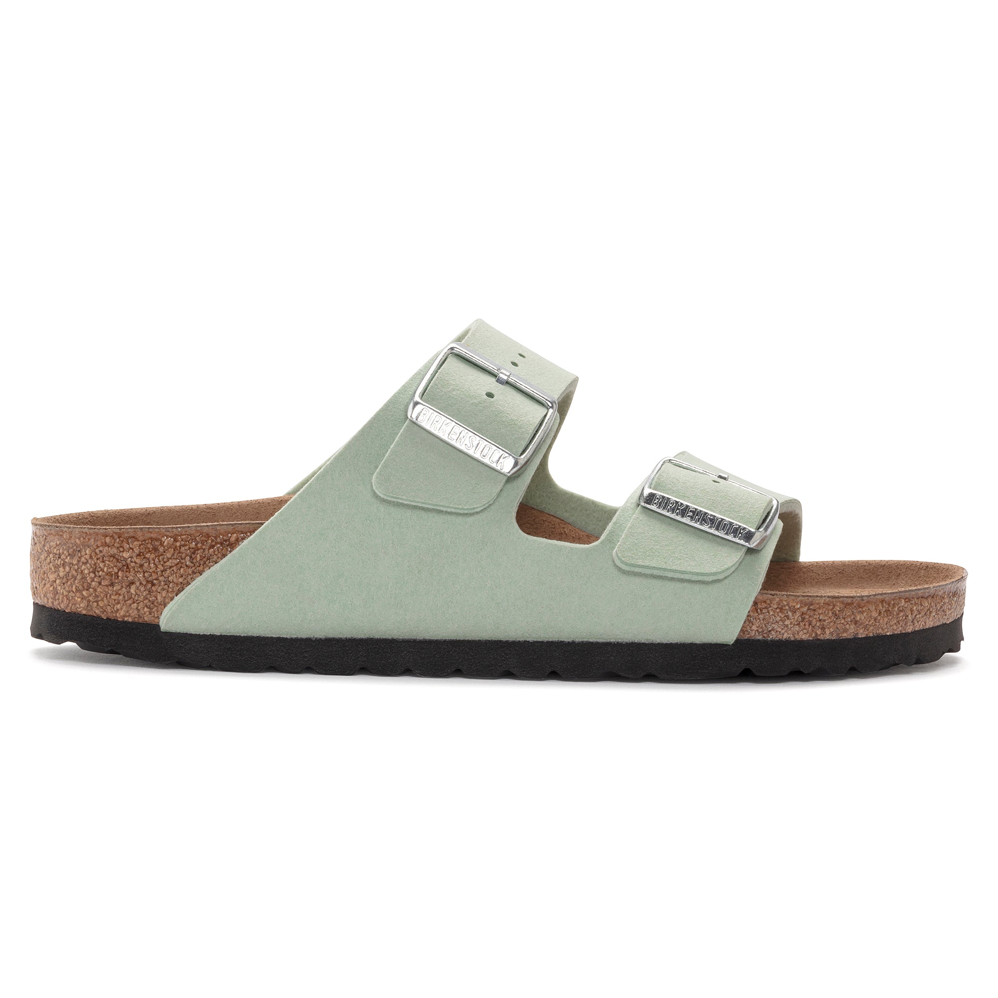 BIRKENSTOCK ARIZONA SILKY MATCHA BIRKO FLOR NARROW