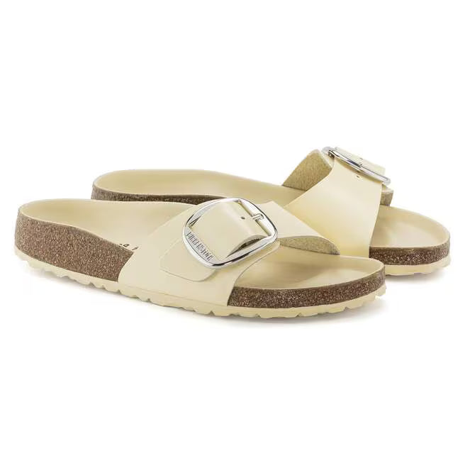 Birkenstock Buckley Natural Leather - Navy, Narrow