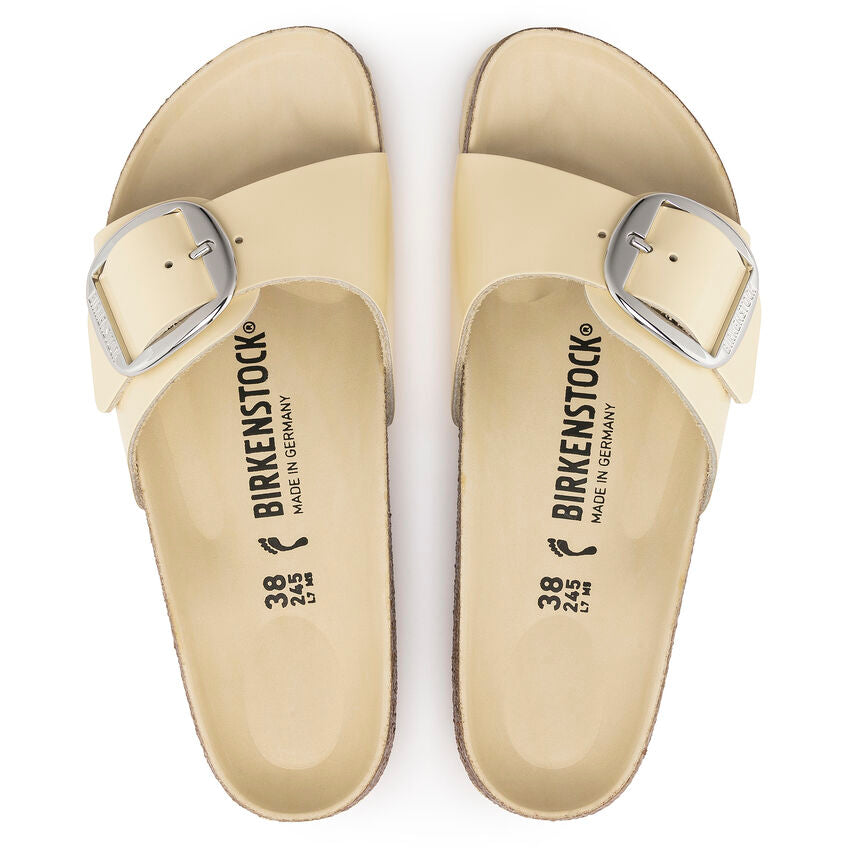 BIRKENSTOCK MADRID BIG BUCKLE HIGH SHINE BUTTER LEATHER NARROW