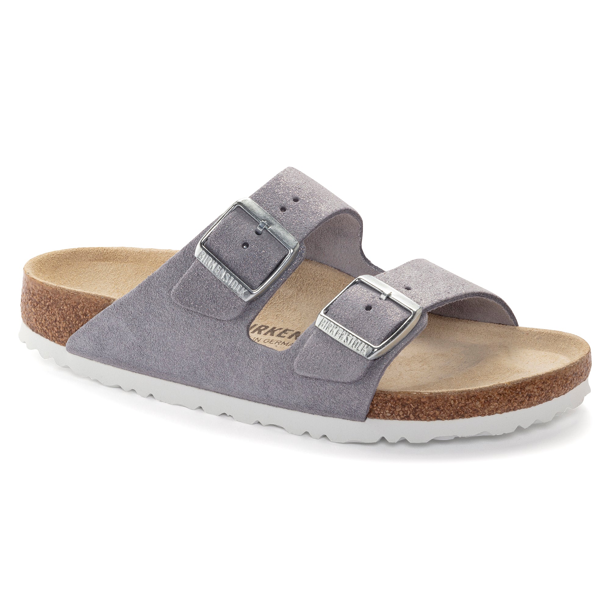 BIRKENSTOCK ARIZONA PURPLE FOG SUEDE NARROW