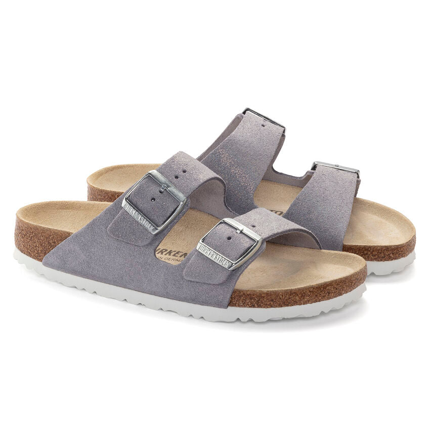 BIRKENSTOCK ARIZONA PURPLE FOG SUEDE NARROW