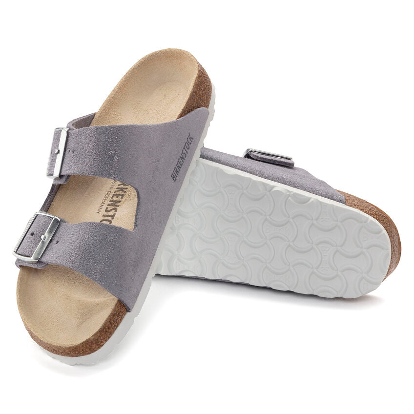 BIRKENSTOCK ARIZONA PURPLE FOG SUEDE NARROW