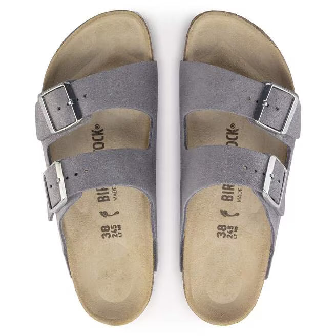 Birkenstock Mayari Kids Birko-Flor - Silver, Narrow