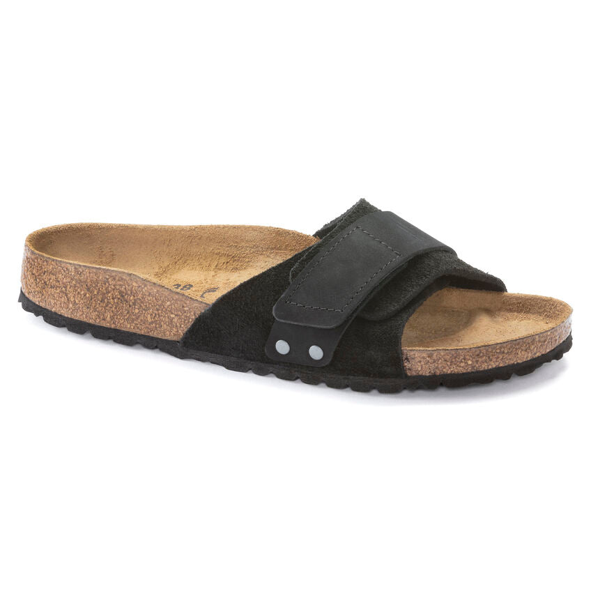 BIRKENSTOCK OITA BLACK SUEDE NARROW