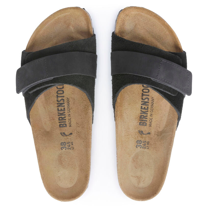 BIRKENSTOCK OITA BLACK SUEDE NARROW