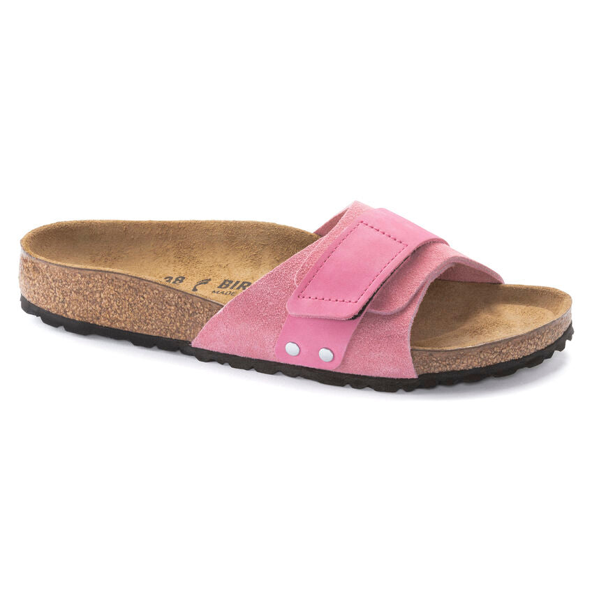 BIRKENSTOCK OITA CANDY PINK SUEDE NARROW