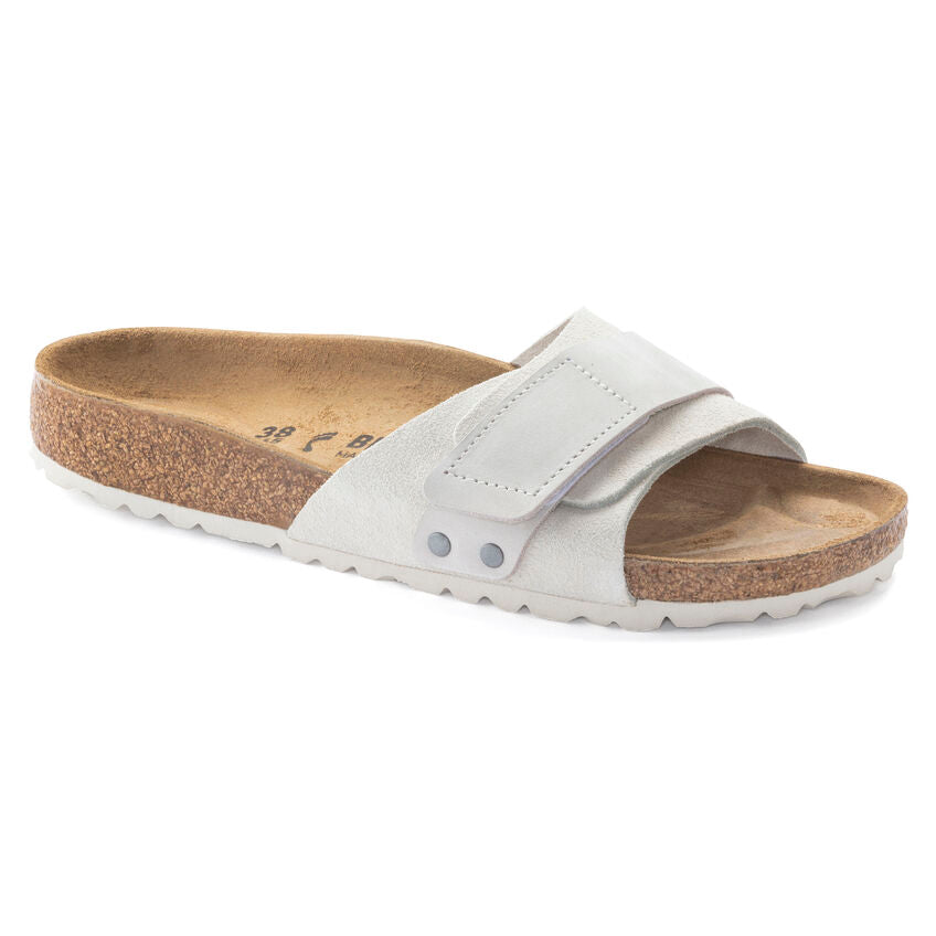 BIRKENSTOCK OITA ANTIQUE WHITE SUEDE NARROW