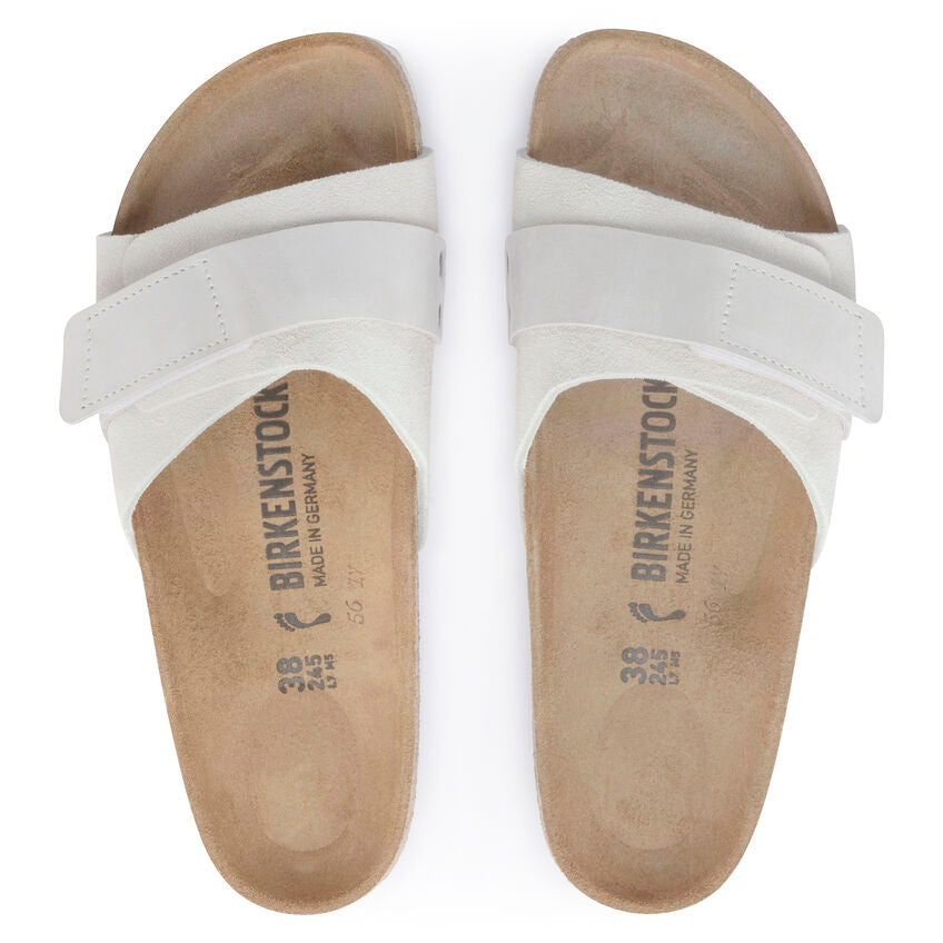 BIRKENSTOCK OITA ANTIQUE WHITE SUEDE NARROW