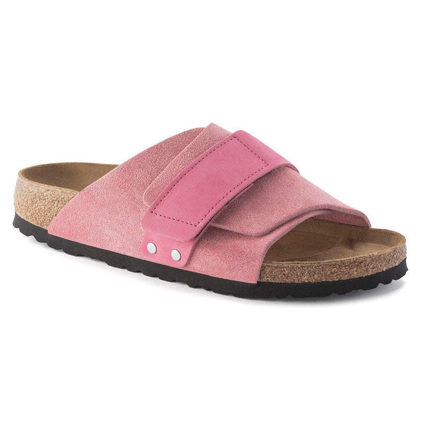 BIRKENSTOCK KYOTO CANDY PINK SUEDE NARROW