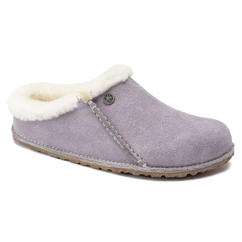 BIRKENSTOCK ZERMATT PREMIUM PURPLE FOG SUEDE SHEARLING NARROW