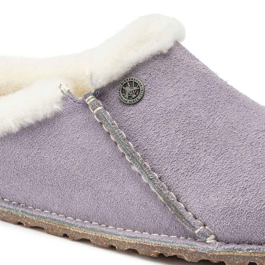 BIRKENSTOCK ZERMATT PREMIUM PURPLE FOG SUEDE SHEARLING NARROW