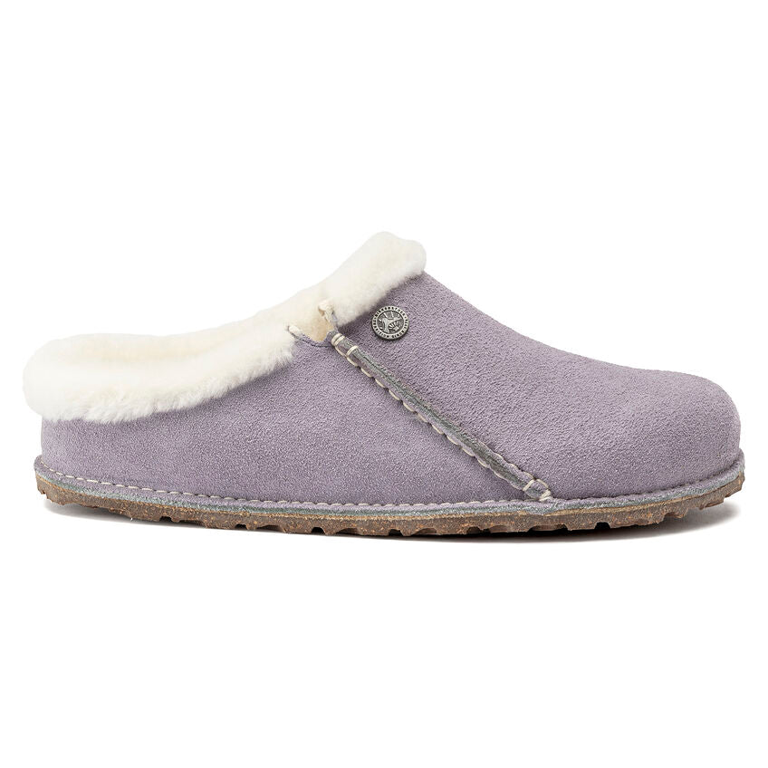 BIRKENSTOCK ZERMATT PREMIUM PURPLE FOG SUEDE SHEARLING NARROW