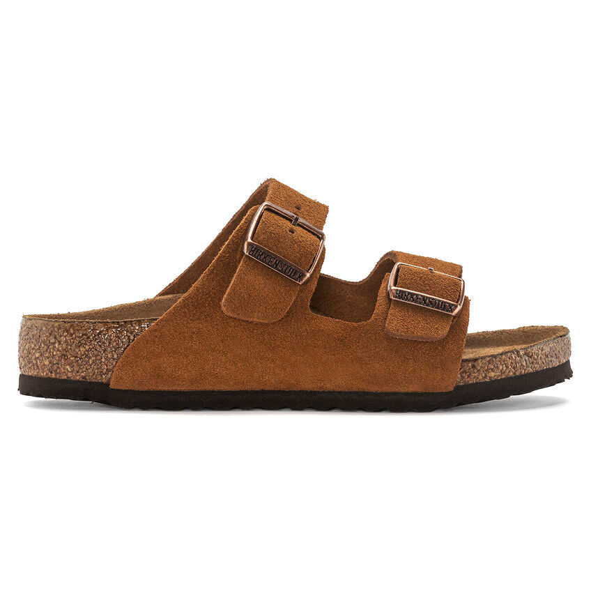 BIRKENSTOCK ARIZONA KIDS MINK SUEDE NARROW