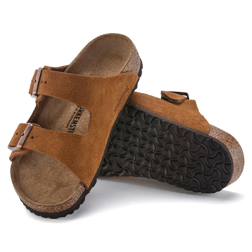 BIRKENSTOCK ARIZONA KIDS MINK SUEDE NARROW