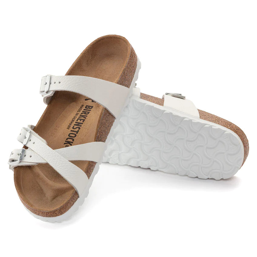 BIRKENSTOCK FRANCA WHITE LEATHER REGULAR