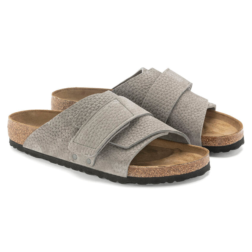 BIRKENSTOCK KYOTO DESERT BUCK WHALE GRAY NUBUCK REGULAR