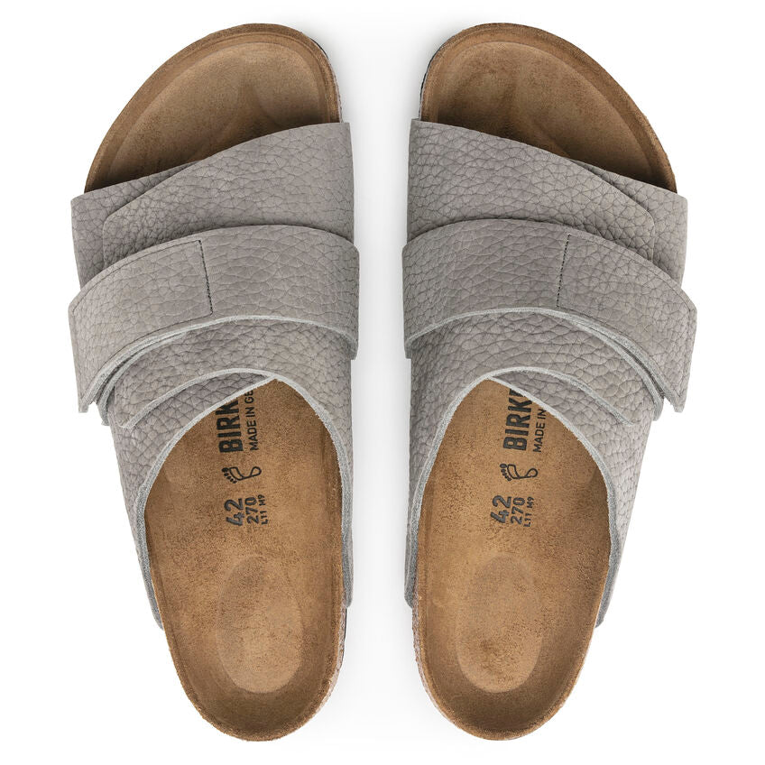 BIRKENSTOCK KYOTO DESERT BUCK WHALE GRAY NUBUCK REGULAR