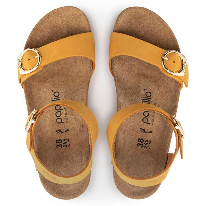 BIRKENSTOCK SOLEY APRICOT NUBUCK NARROW