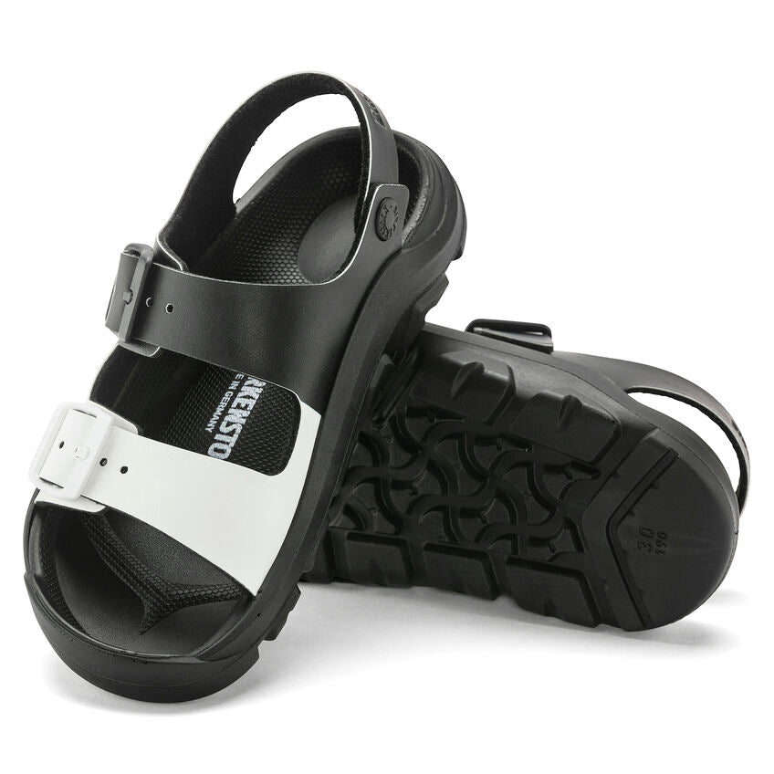 BIRKENSTOCK MOGAMI KID BLACK WHITE BIRKO FLOR NARROW