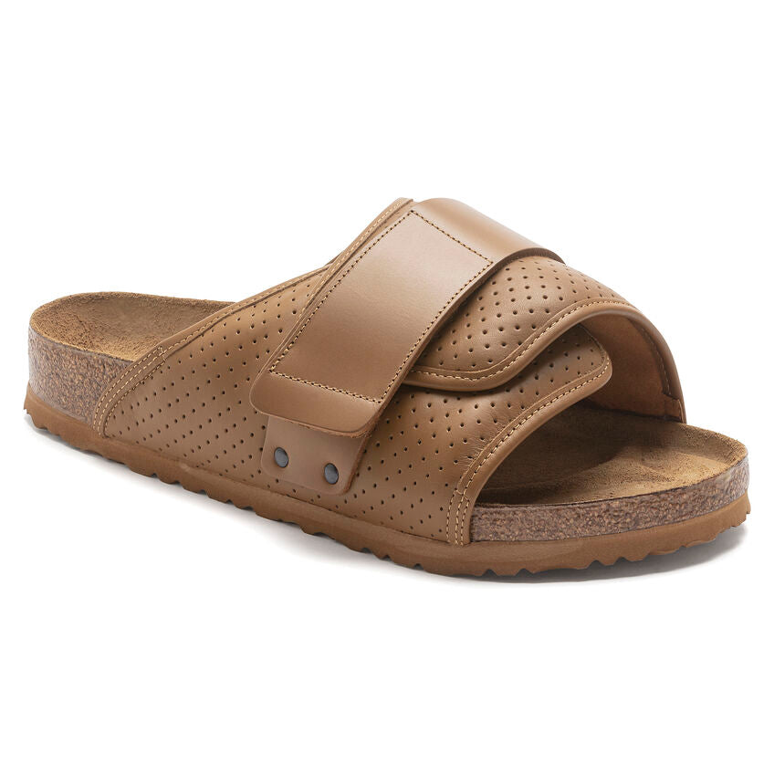 BIRKENSTOCK KYOTO PADDED CORK BROWN LEATHER REGULAR