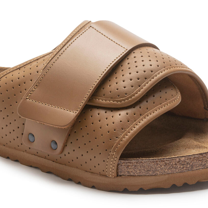 BIRKENSTOCK KYOTO PADDED CORK BROWN LEATHER REGULAR