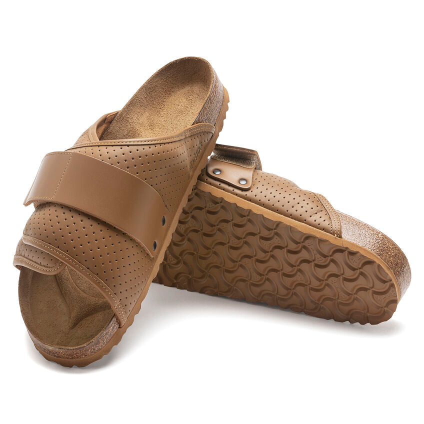 BIRKENSTOCK KYOTO PADDED CORK BROWN LEATHER REGULAR