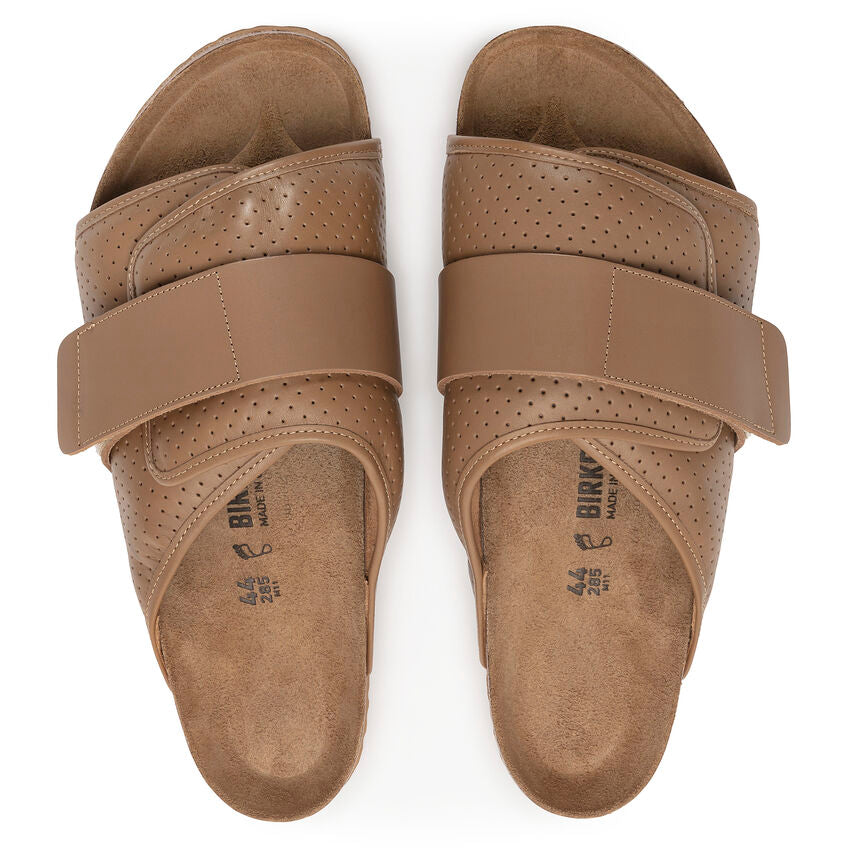 BIRKENSTOCK KYOTO PADDED CORK BROWN LEATHER REGULAR