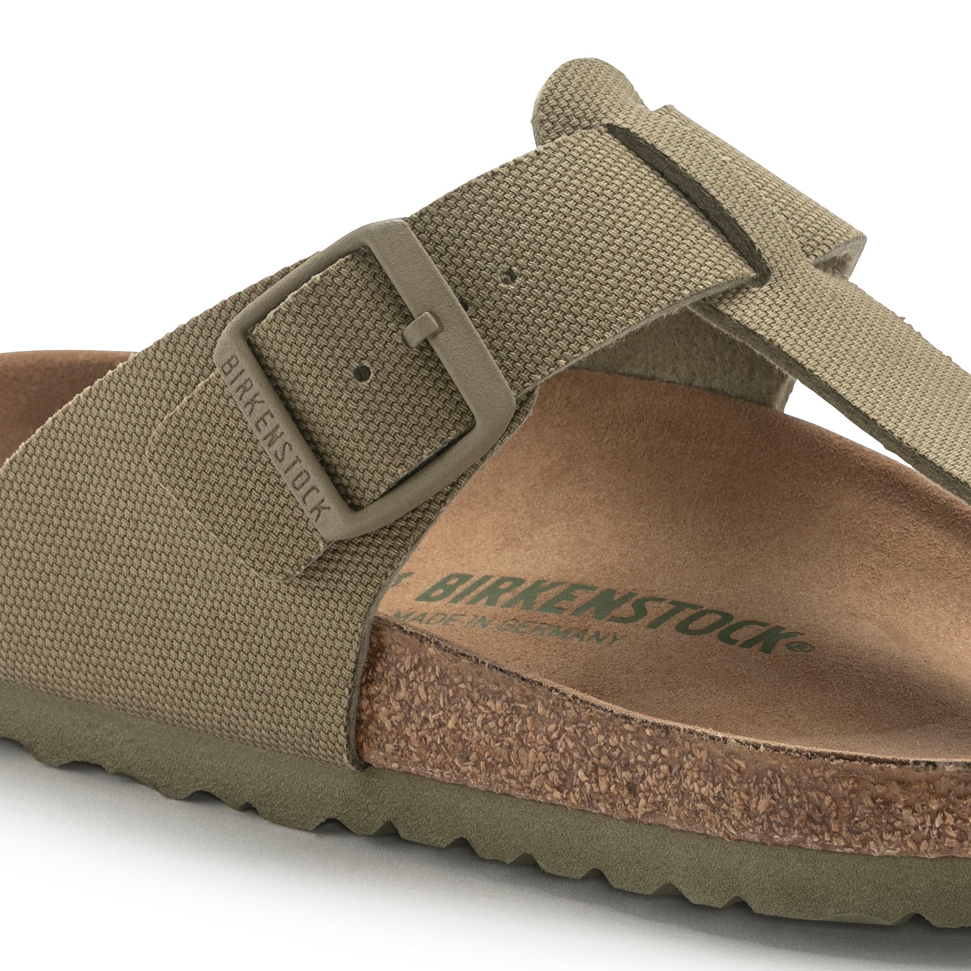 BIRKENSTOCK MEDINA VEGAN FADED KHAKI CANVAS REGULAR