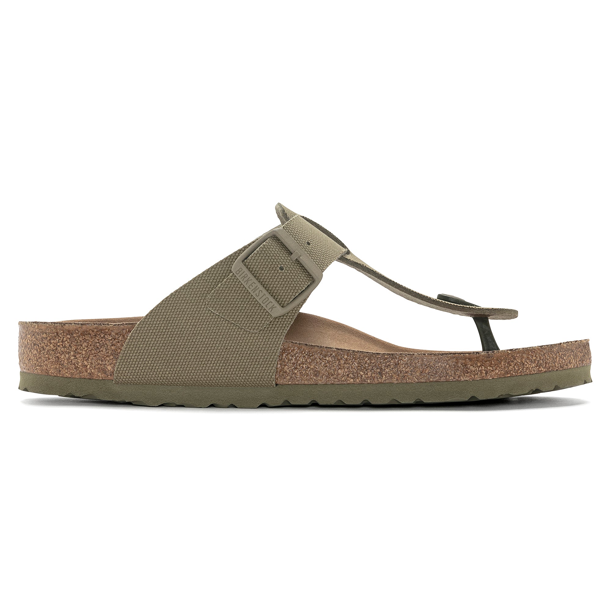 BIRKENSTOCK MEDINA VEGAN FADED KHAKI CANVAS REGULAR