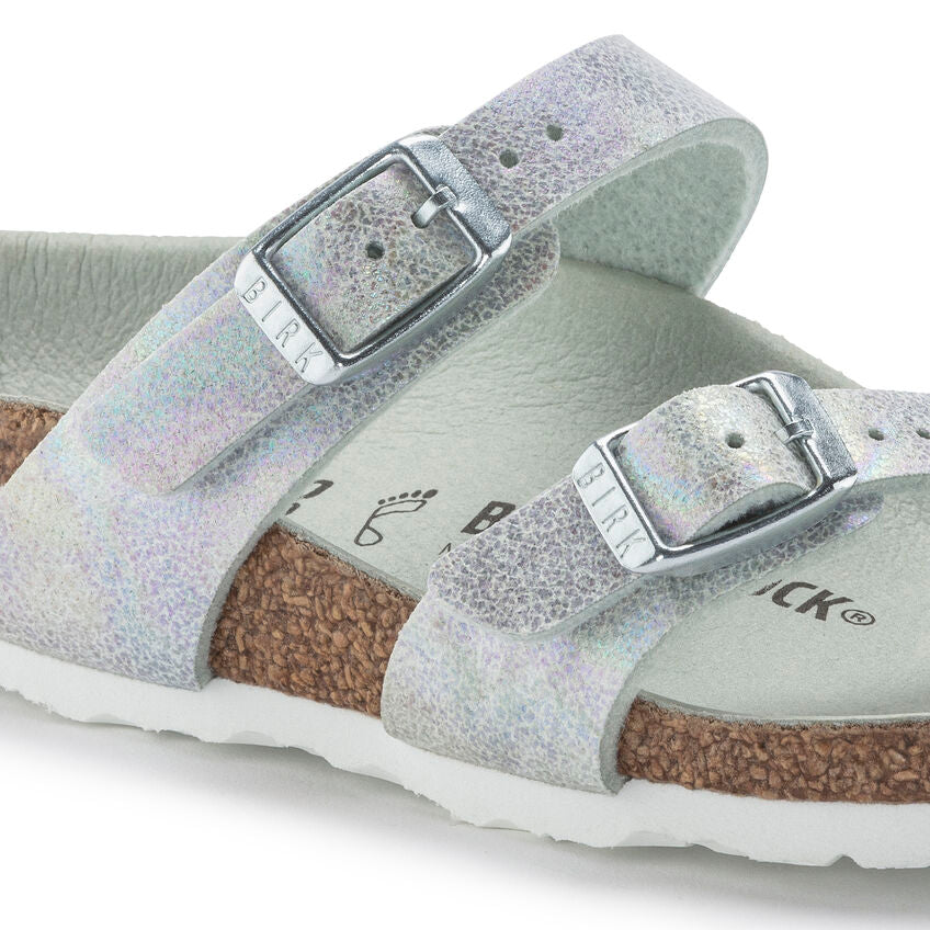 BIRKENSTOCK MAYARI VEGAN KID MATCHA MICROFIBER NARROW