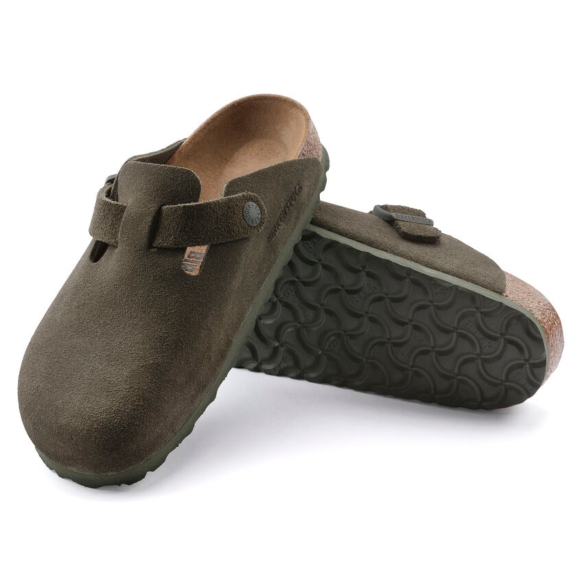 BIRKENSTOCK BOSTON THYME SUEDE NARROW