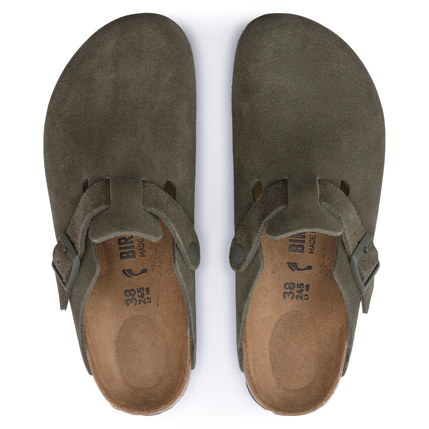 BIRKENSTOCK BOSTON THYME SUEDE NARROW