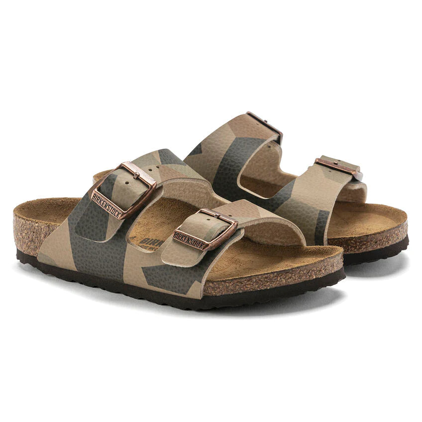 BIRKENSTOCK ARIZONA KID GEO MINK BIRKO FLOR NARROW