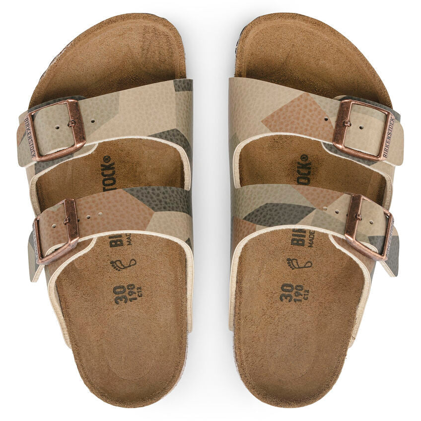 BIRKENSTOCK ARIZONA KID GEO MINK BIRKO FLOR NARROW