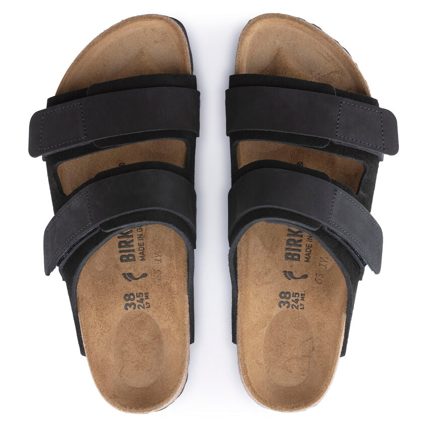 BIRKENSTOCK UJI BLACK SUEDE REGULAR