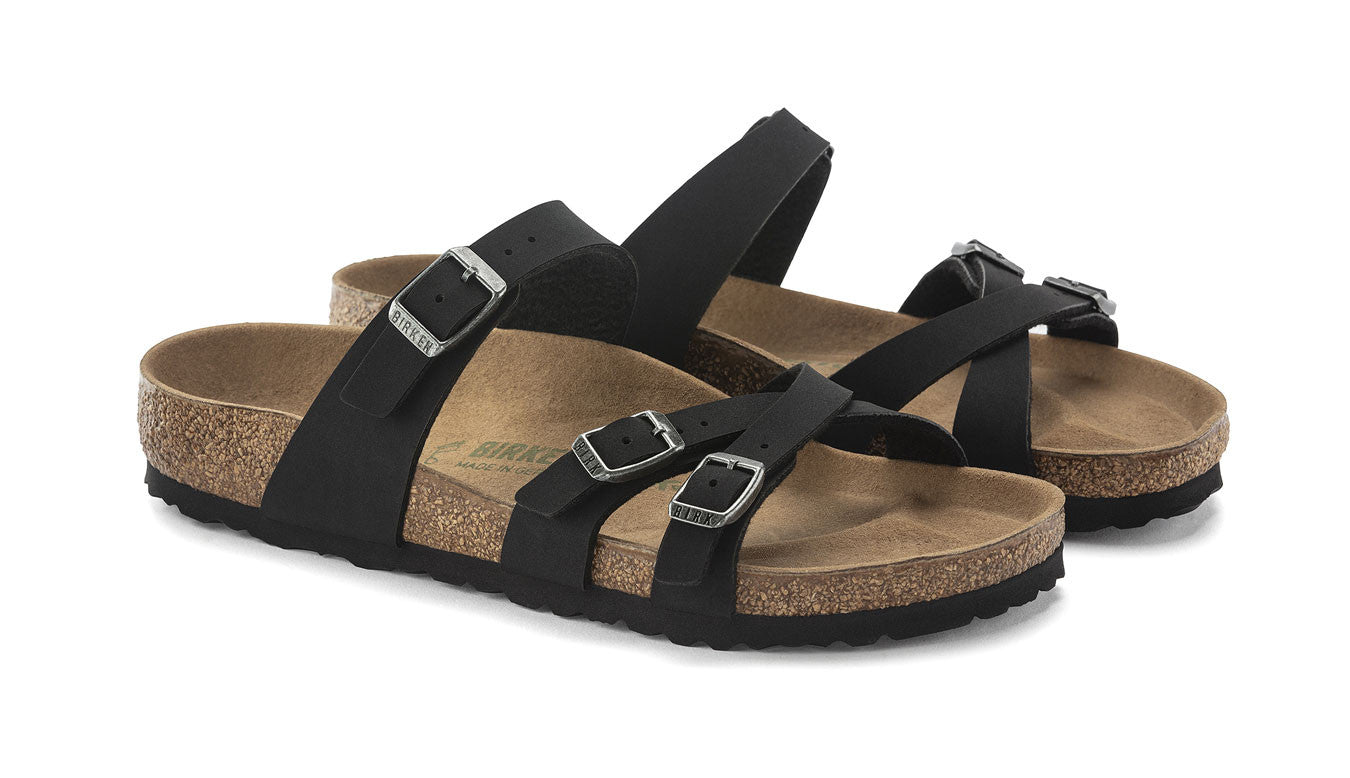 BIRKENSTOCK FRANCA VEGAN EGGSHELL CANVAS REGULAR