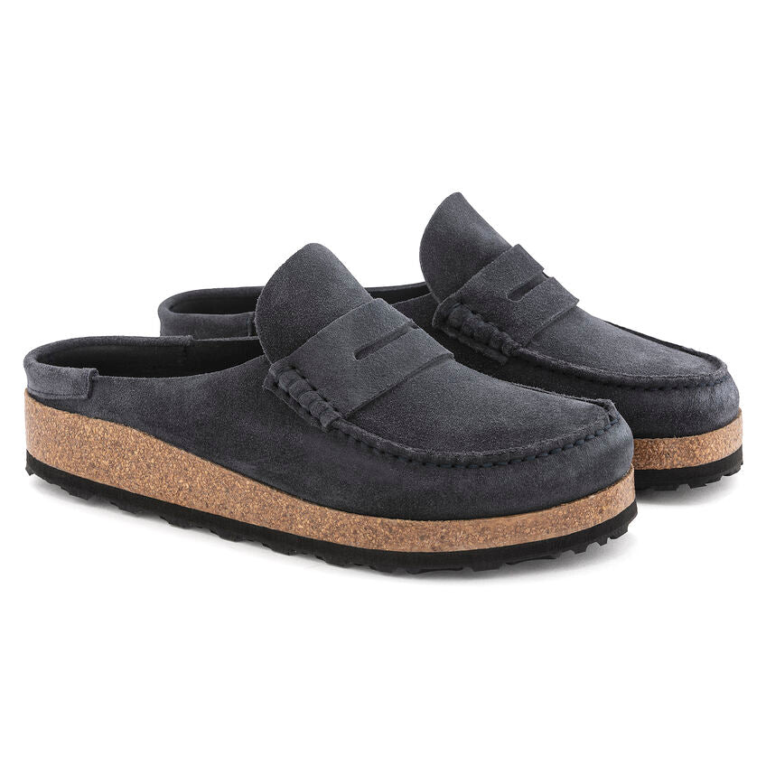 BIRKENSTOCK NAPLES GRIP NAVY SUEDE REGULAR