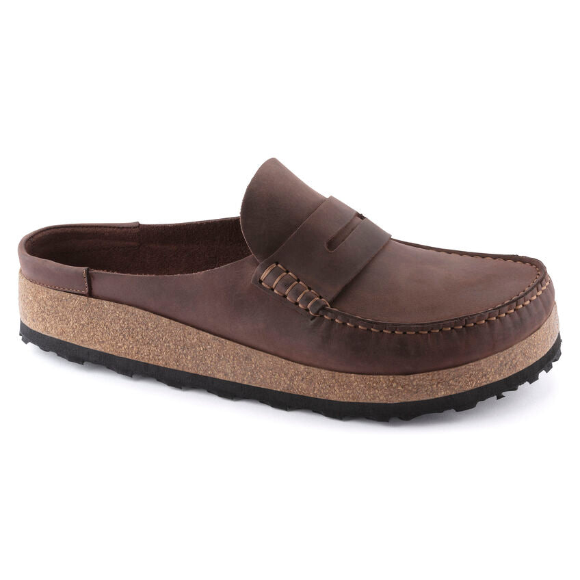 BIRKENSTOCK NAPLES GRIP HABANA OIL LEATHER REGULAR