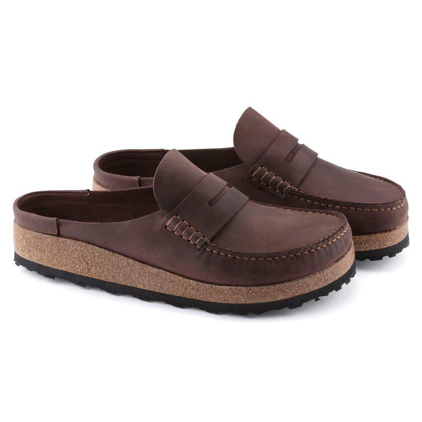 BIRKENSTOCK NAPLES GRIP HABANA OIL LEATHER REGULAR