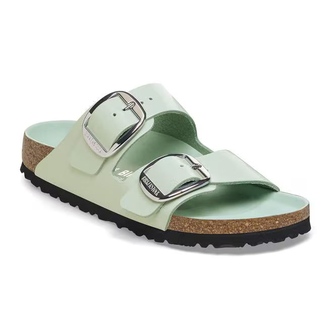 Birkenstock Arizona Big Buckle Rivet Logo Leather - Zebra, Narrow