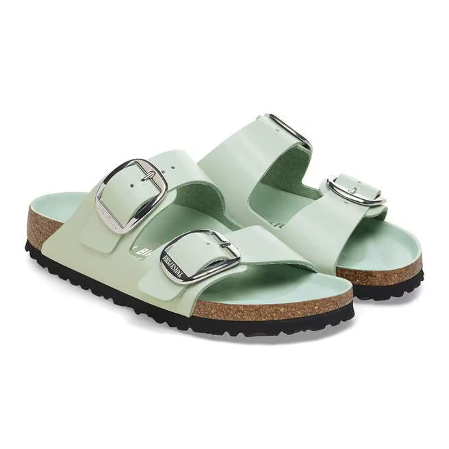 Birkenstock Arizona Big Buckle Rivet Logo Leather - Zebra, Narrow