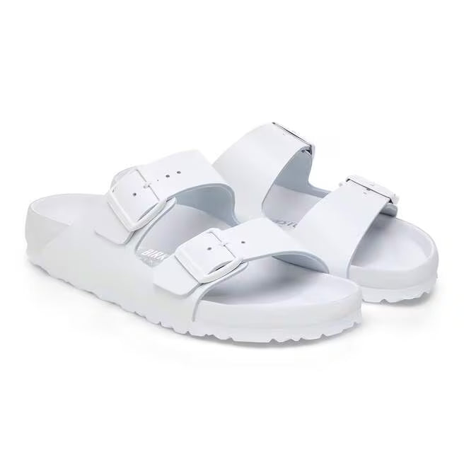 Birkenstock Arizona Natural Leather Exquisit - White, Regular