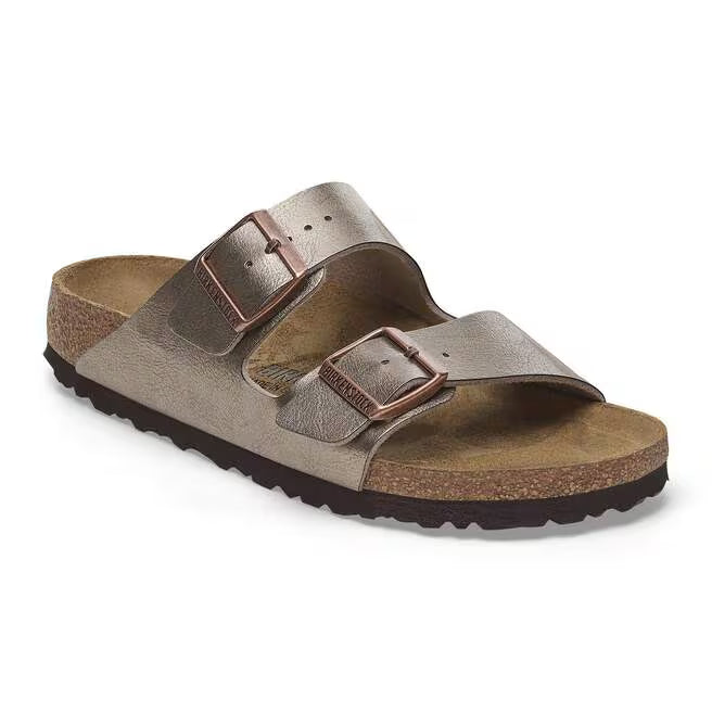 Birkenstock Arizona Birko-Flor Graceful - Taupe, Narrow